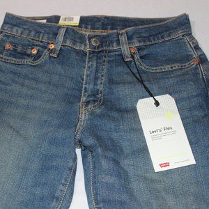 Levi's Men's 511 Slim 5 Pocket Cotton Blue Denim Jeans Size 28W x 30L